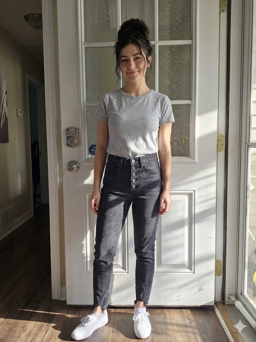 Lucky Brand Black High-Rise Skinny Jeans
